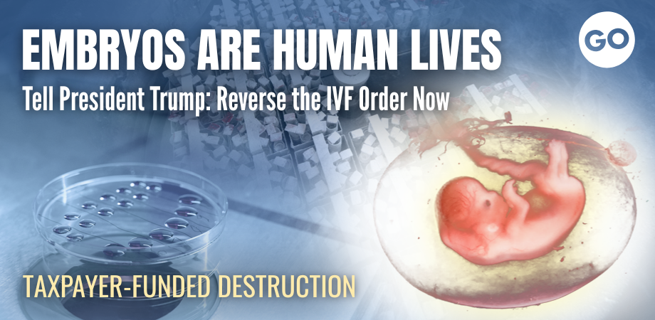 Trump! Reverse IVF Executive Order!