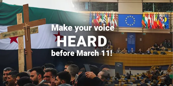 Demand the EU acts now to protect Christian Syrians.