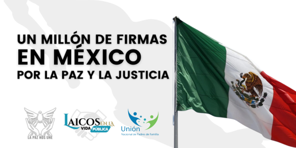 ¡Un millón de firmas por la paz en México!
