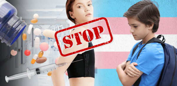 STOP ai bloccanti per la pubertà e agli ormoni cross-sex ai minori!