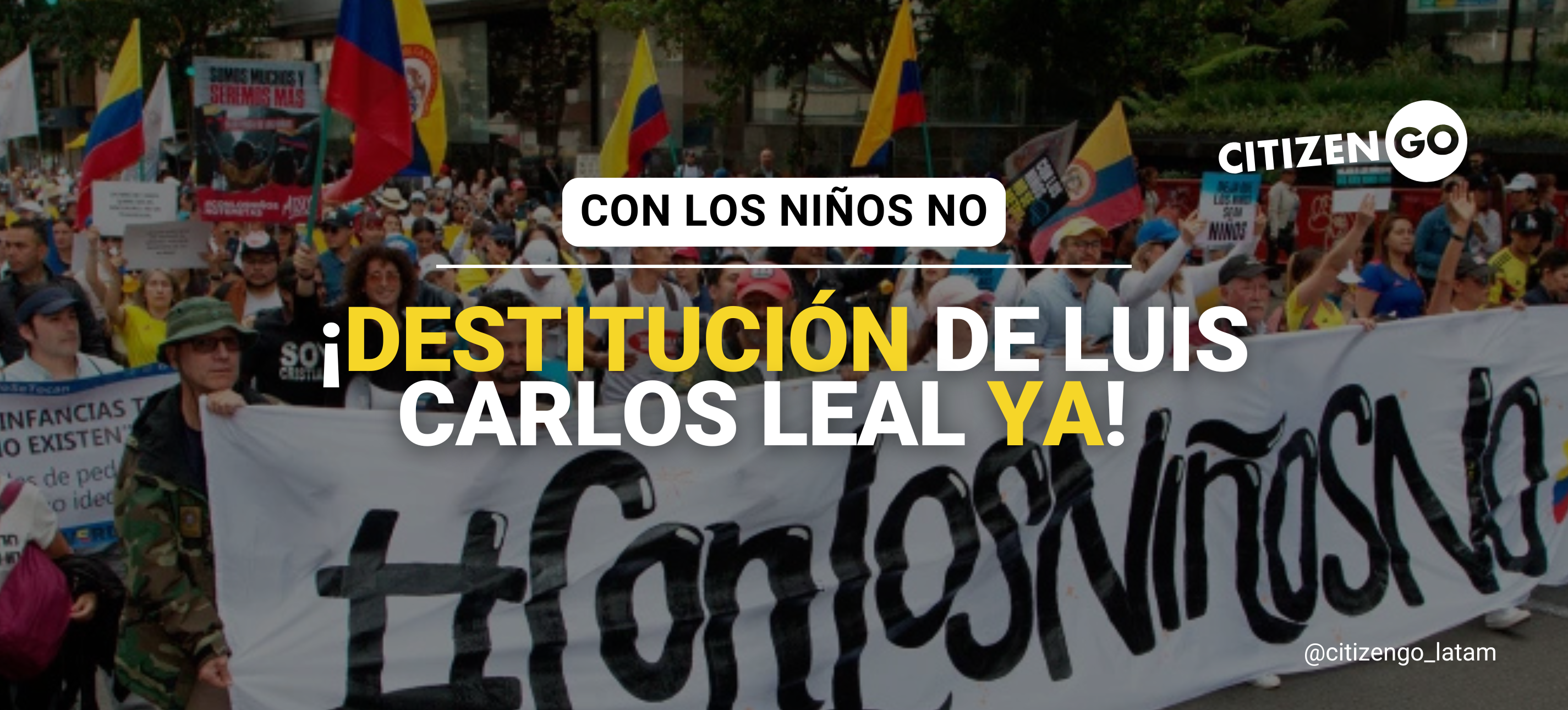 Protege a los Niños de Colombia: #ConMisHijosNoTeMetas