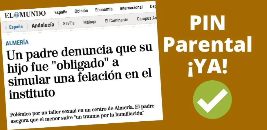 Obligado a simular una felación en clase