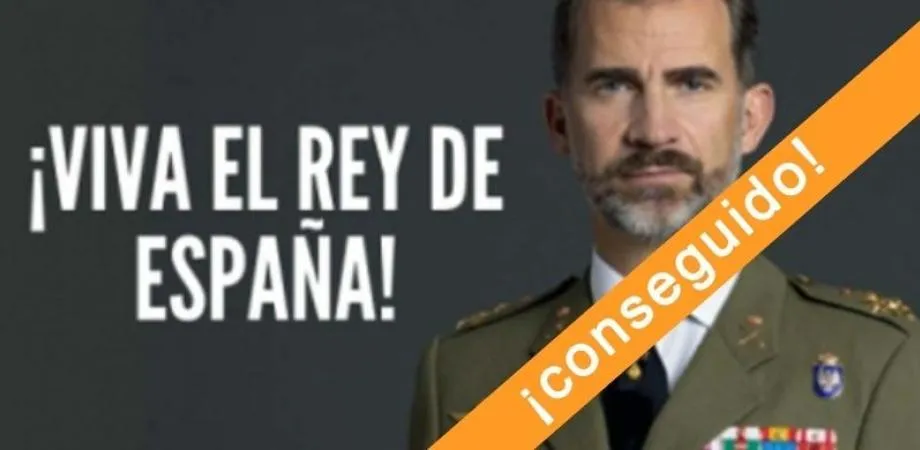 ¡Con el Rey! ¡Con España!